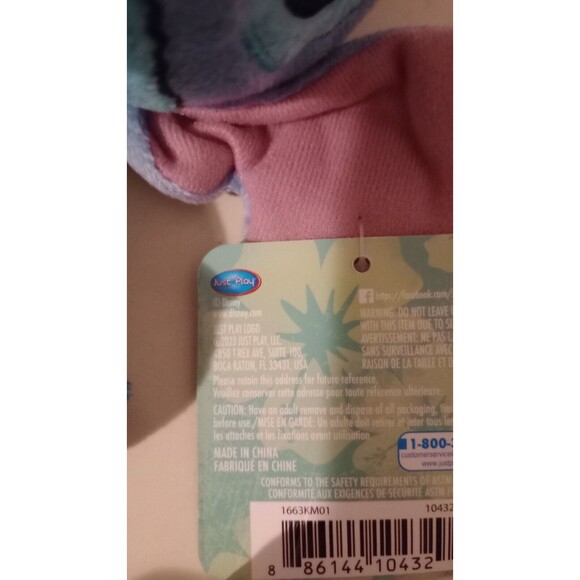 Disney Lilo and Stitch Stitch plush NWT Just Play 2021 - Picture 6 of 7